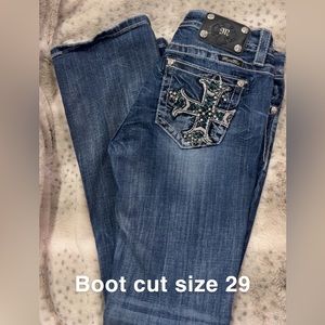 Miss Me jeans. Boot cut size 29